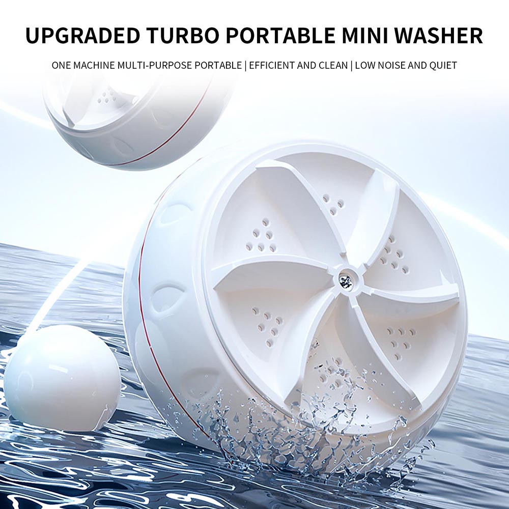 Baby Clothing Washing Machine - 60W Portable Turbo Washing Machine Hight