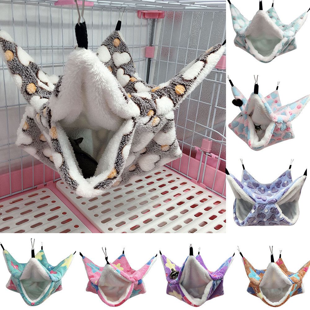 Fleece Sleep Bag - Fashion Hanging Squirrel Beds Pet Hammock