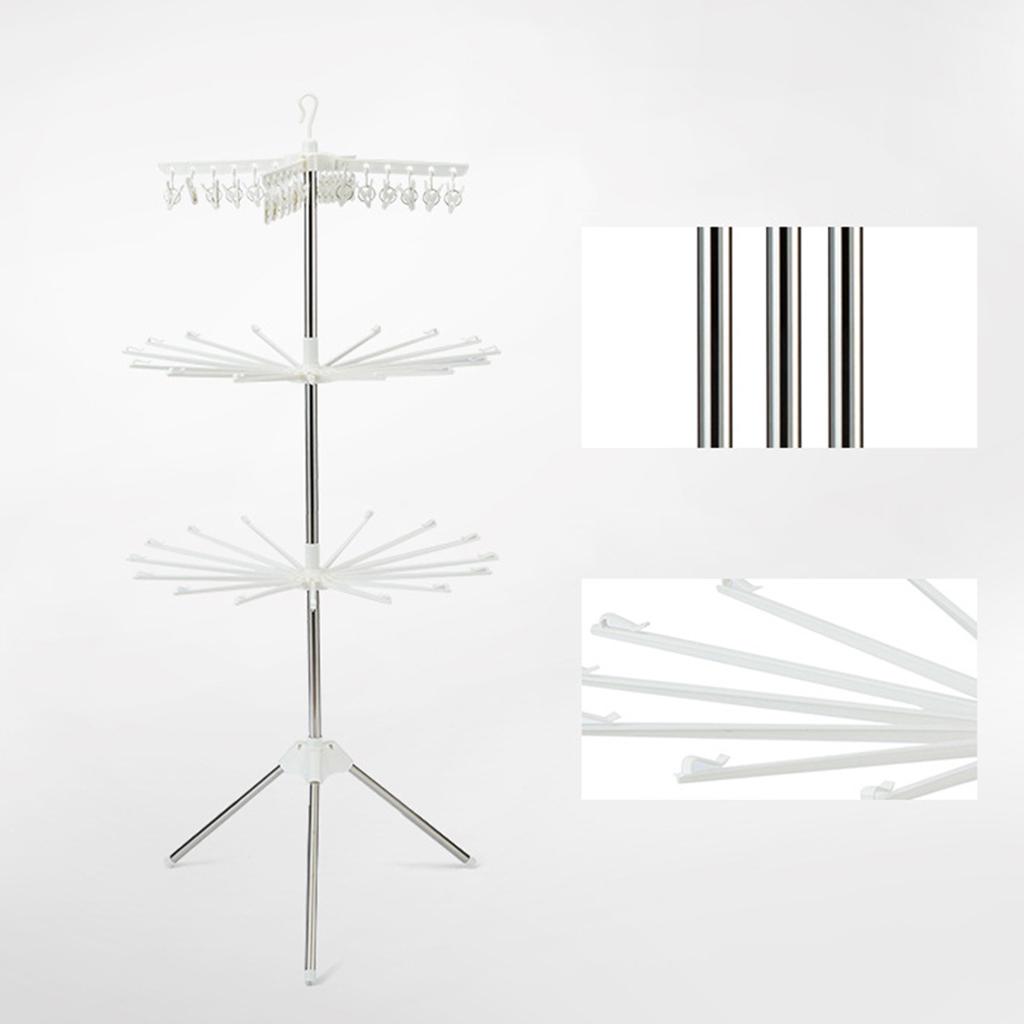 3 Tiers Foldable Drying Rack S - Baby Clothing Drying Rack recension och pris