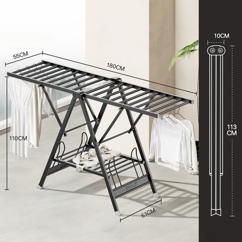 Four Seasons Folding Hanger fo - Baby Clothing Drying Rack recension och pris