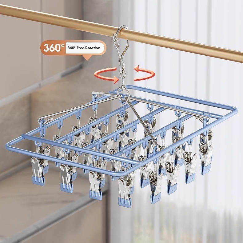 Stainless Steel Multi-clamp Cl - Baby Clothing Drying Rack recension och pris