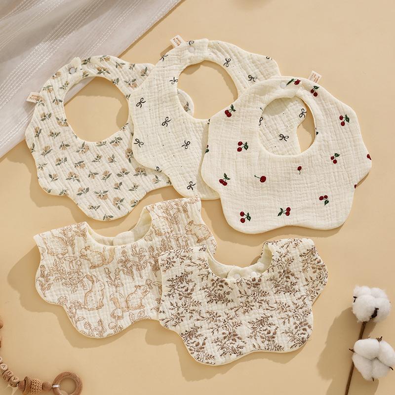 ✰✪1PC Baby Bibs Cotton Newborn - Baby Clothing Fabric recension och pris