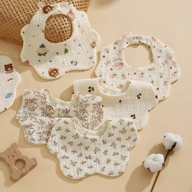 ✰✪1PC Baby Bibs Cotton Newborn - Baby Clothing Fabric recension och pris