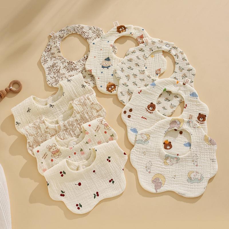 ✰✪1PC Baby Bibs Cotton Newborn - Baby Clothing Fabric recension och pris