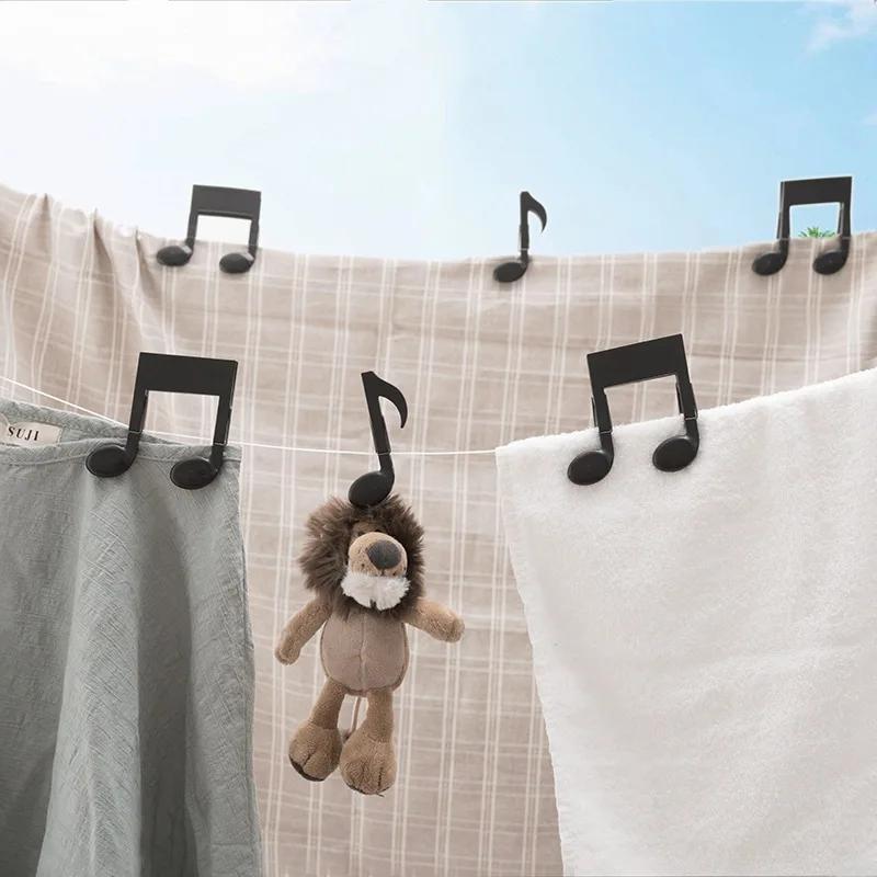 2pc Musical Note Clothes Pegs  - Baby Clothing Drying Rack recension och pris