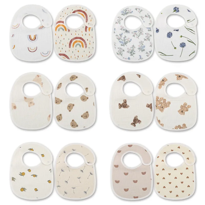 2pcs/set Waterproof Baby Bibs  - Baby Clothing Fabric recension och pris