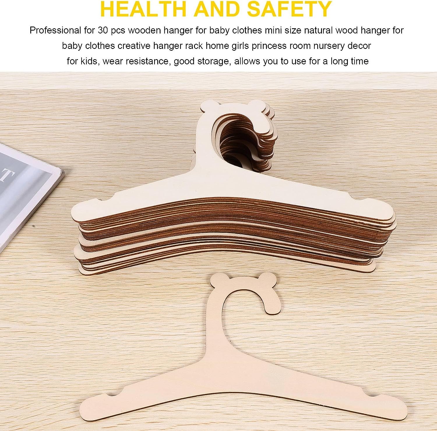 20pcs Baby Clothes Rack Wooden - Baby Clothing Drying Rack recension och pris
