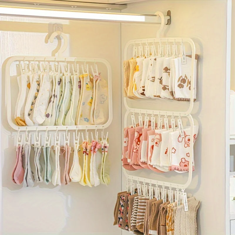 Multi-clip Baby Hanger, Househ - Baby Clothing Drying Rack recension och pris