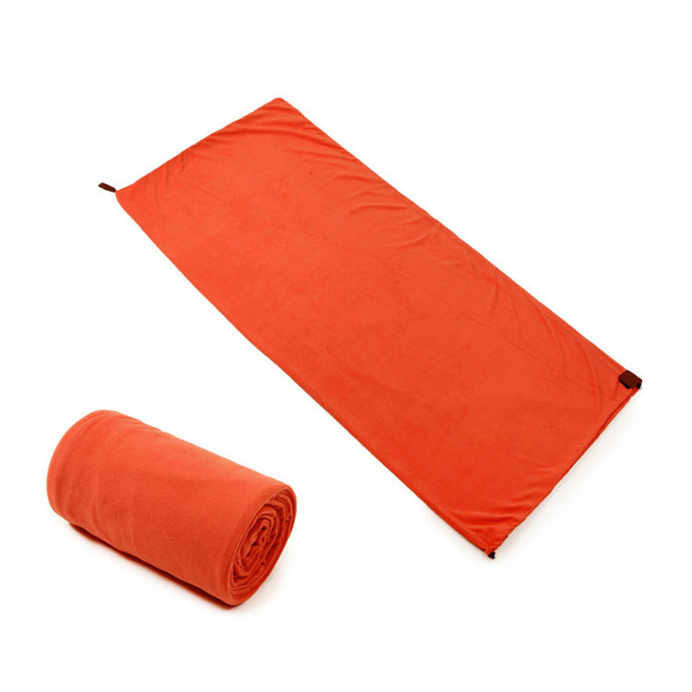 Portable Sleeping Bag Orange P - Fleece Sleep Bag recension och pris