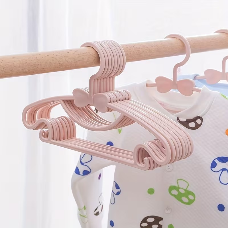 10-100PCS Kids Plastic Hangers - Baby Clothing Drying Rack recension och pris