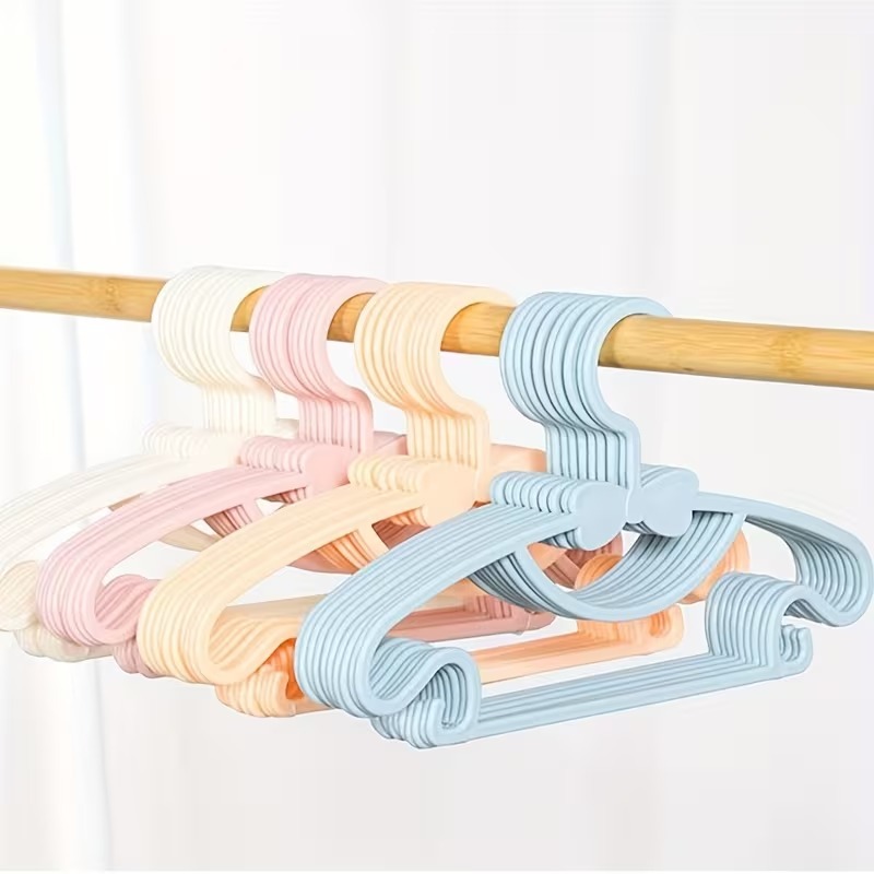 10-100PCS Kids Plastic Hangers - Baby Clothing Drying Rack recension och pris