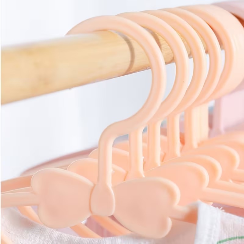 10-100PCS Kids Plastic Hangers - Baby Clothing Drying Rack recension och pris