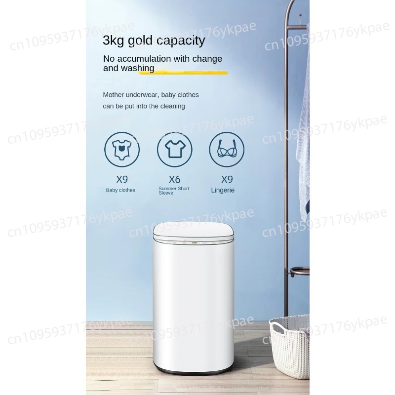 3Kg Fully Automatic Mini Top L - Baby Clothing Washing Machine recension och pris