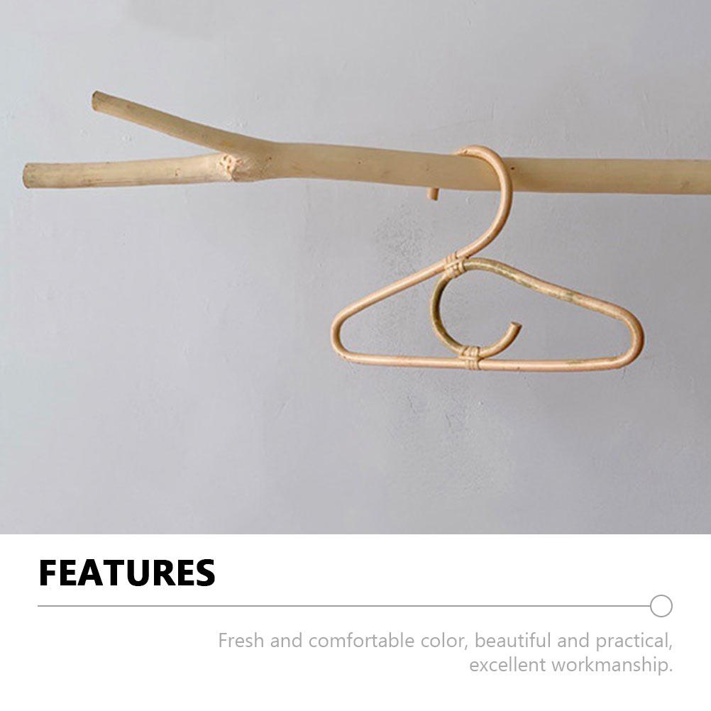 1Pcs Kids Rattan Clothes Hange - Baby Clothing Drying Rack recension och pris