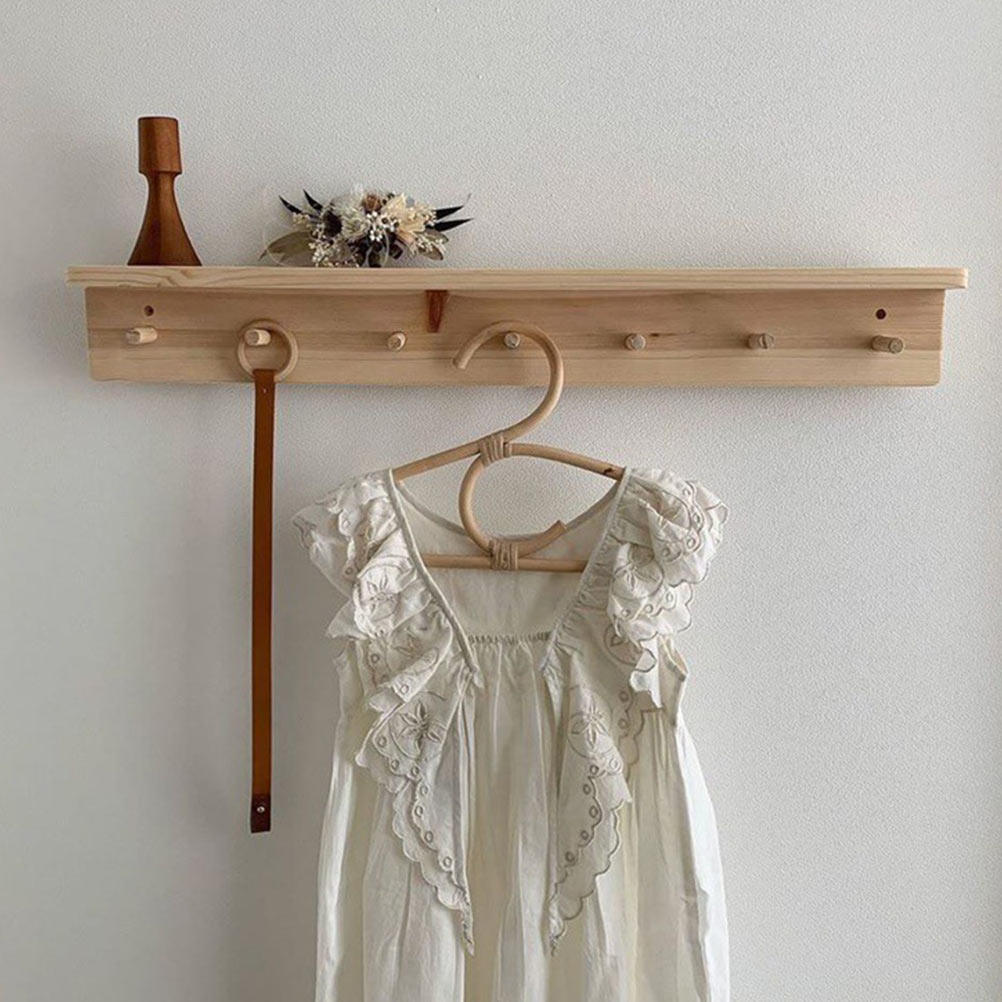 1Pcs Kids Rattan Clothes Hange - Baby Clothing Drying Rack recension och pris