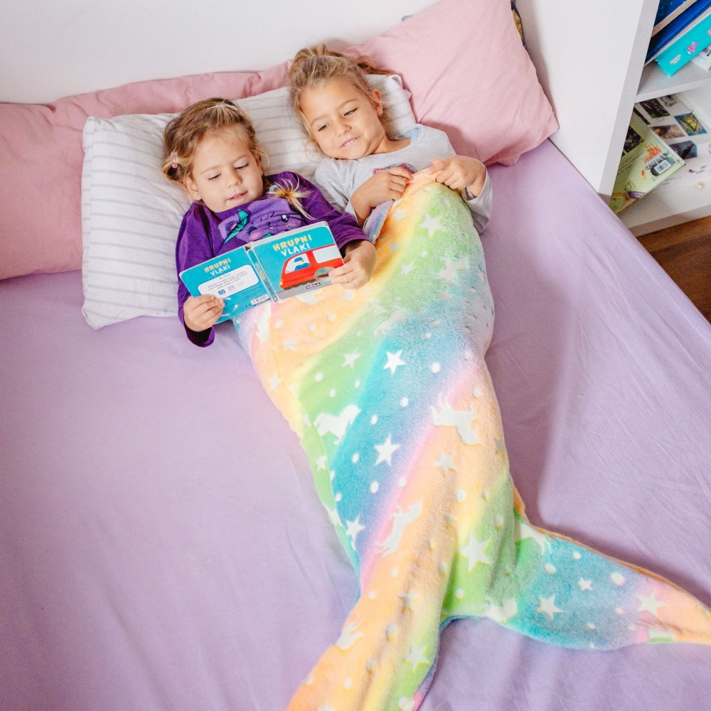 Flannel Mermaid Sleeping Bag U - Fleece Sleep Bag recension och pris