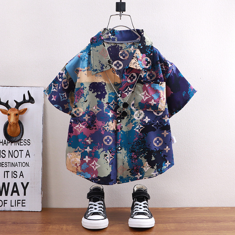 Children's shirts summer style - Baby Clothing Hong Kong recension och pris