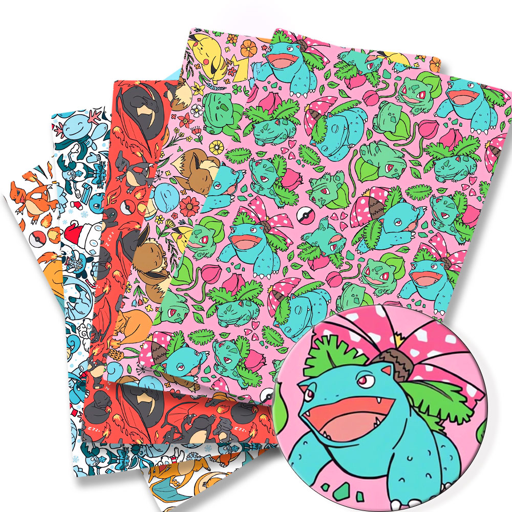 Pokemon Cartoon Fabric140*50cm - Baby Clothing Fabric recension och pris