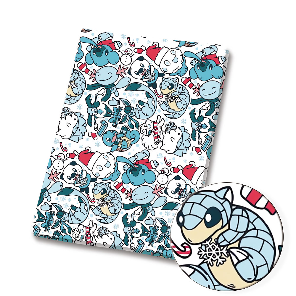 Pokemon Cartoon Fabric140*50cm - Baby Clothing Fabric recension och pris