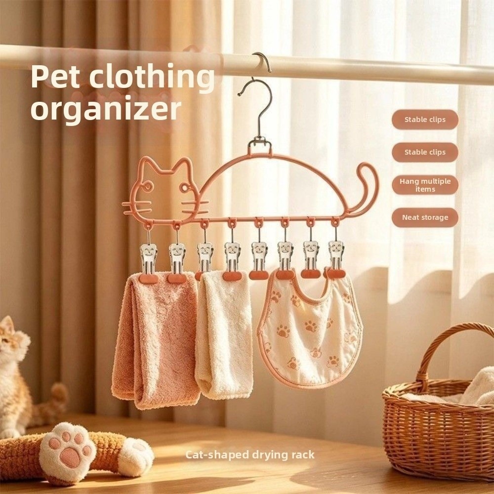 Cat Shape Socks Drying Rack Wa - Baby Clothing Drying Rack recension och pris