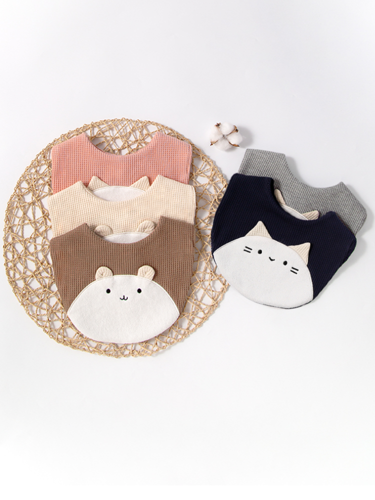 2pcs baby bib kitten teddy bea - Baby Clothing Fabric recension och pris