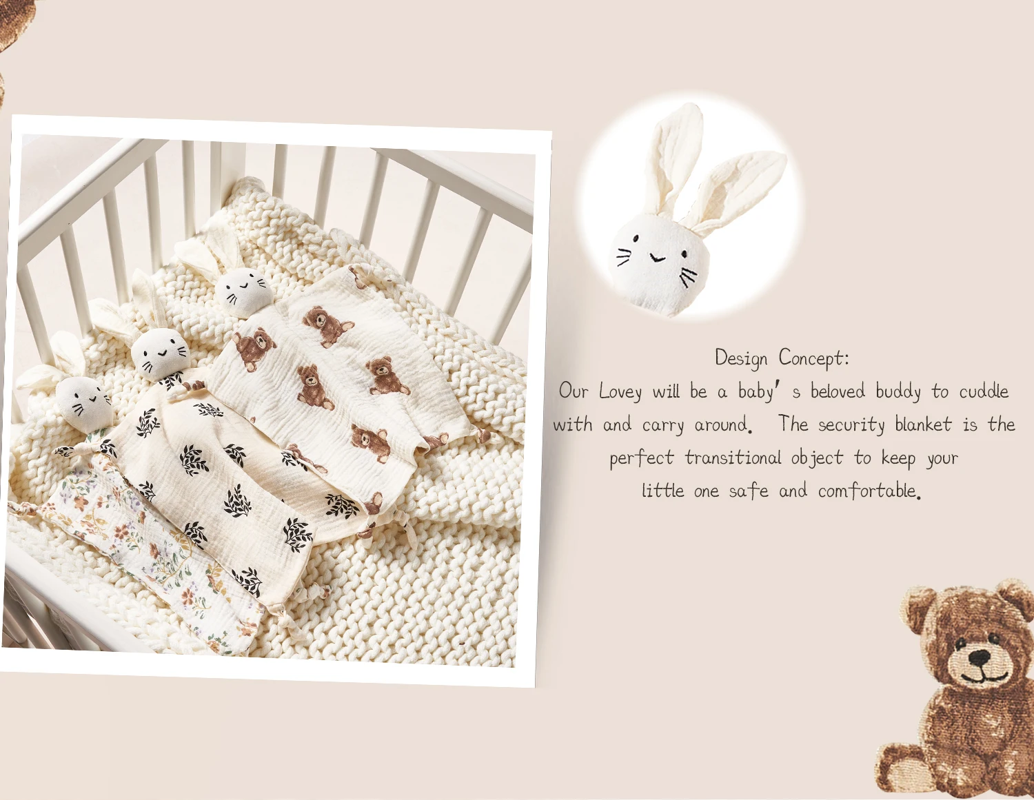 Baby Soothing Towel: Soft Rabb - Baby Clothing Fabric recension och pris