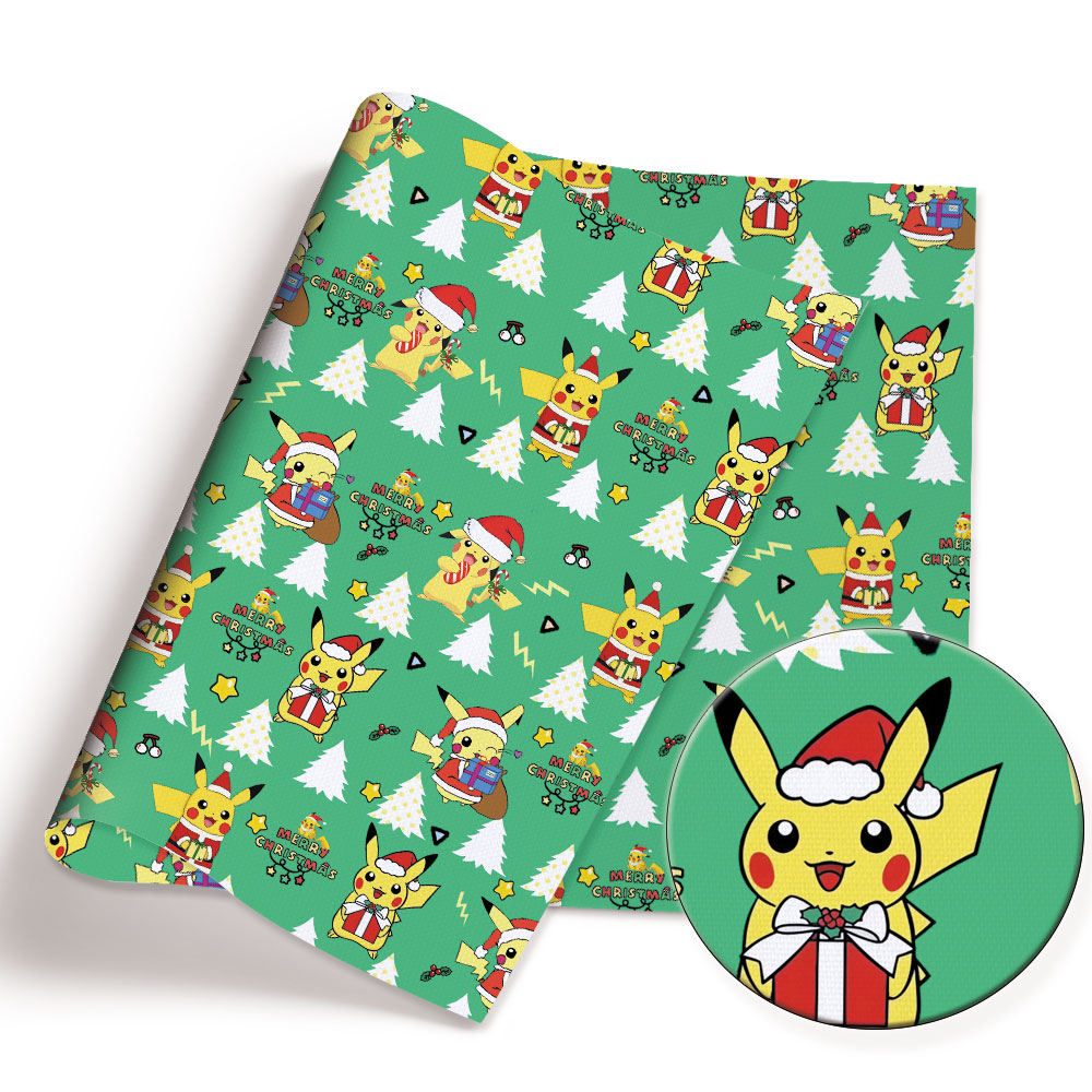 Pokemon Cartoon Fabric140*50cm - Baby Clothing Fabric recension och pris